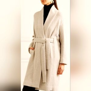 Vince Belted Wool Blend Coat